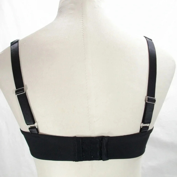 34D Felina 190013 Sabrina Sheer Lace Demi Underwire Bra Black NWT - Picture 9 of 12